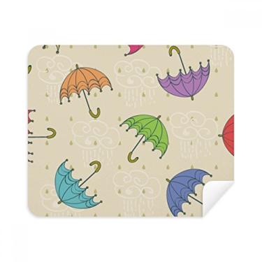 Imagem de Pano de limpeza guarda-chuva Cloud Rain Drip Sun Cleaner, 2 peças, tecido de camurça