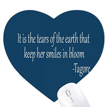 Imagem de Qoutes – Mousepad de borracha para amantes de frases curativas, lágrimas, coração