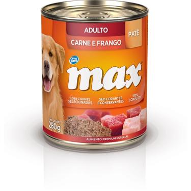 Imagem de Patê Max Cão Adulto Carne e Frango 280g