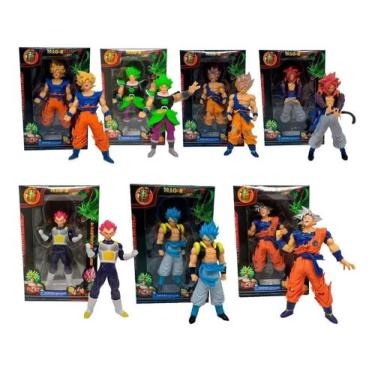 Boneco Action Figure Brinquedo Kuririn Kulilin Goku Articulado