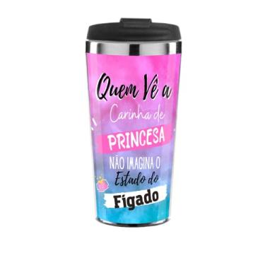 Imagem de Copo Térmico Cerveja Carinha de Princesa