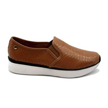 Imagem de Sapatênis Feminino de Couro Flatform Giulia Domna 24706