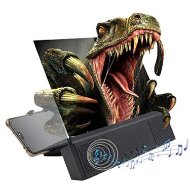 Imagem de Amplificador de vídeo de amplificador de vídeo com amplificador de vídeo Bluetooth estéreo 3D Bluetooth de 12 polegadas para viagens no quarto