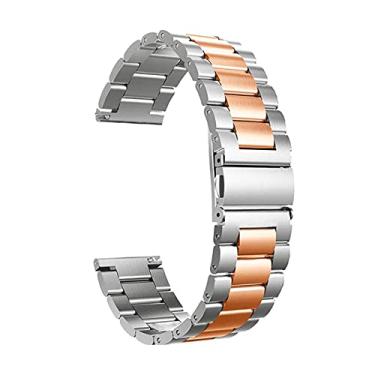 Imagem de Pulseira de relógio de metal sólido para pulseira de relógio, para relógio de liberação rápida substituição de pulseira de aço inoxidável 20mm 22mm