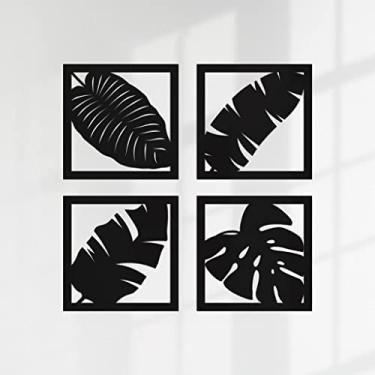 Imagem de Quadro Decorativo Corte à Laser - FOLHA VARIADAS