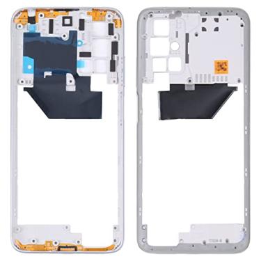 Imagem de HUANGYUNCHAO Acessórios telefônicos Placa do moldura do quadro médio para Xiaomi Redmi 10/Redmi 10 Prime/Redmi Note 11 4G/Redmi 10 2022 Substituição do telefone celular