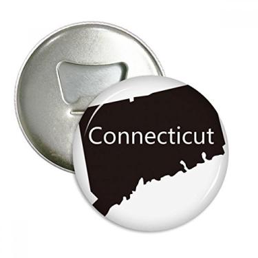 Imagem de Connectic America — Emblema multifuncional com mapa dos EUA, abridor de garrafas e ímã de geladeira