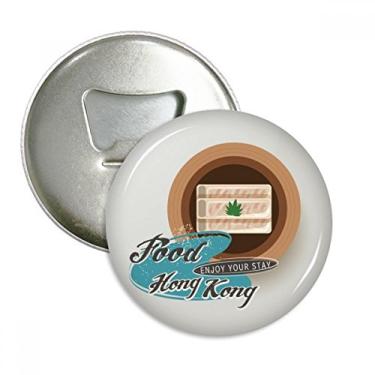Imagem de Hong Kong Sushi com camarão China abridor de garrafas ímã de geladeira emblema multifuncional