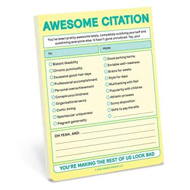 Imagem de Knock Knock Awesome Citation Note Pad, Encouragement Checklist Knock Knock Nifty Notes (Pastel), 10 x 13 cm
