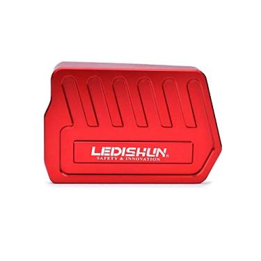 Imagem de LEDISHUN Para NINJA400 Suporte de Motocicleta Suporte Lateral Antiderrapante Suporte de Extensão Ampliar Suporte de Pé Base Compatível com K-awasaki Ninja250 Z250 Z400 2018-2022 (vermelho)