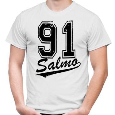Imagem de Camiseta Masculina Evangélica Salmos 91 - 100% Algodão - Atelier Do Si