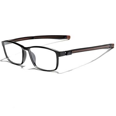 Imagem de Óculos Bloqueador Anti Raios Azuis Ultra-Leve Leitura Anti-Fadiga Oculos para Descanso N9635 (C3)