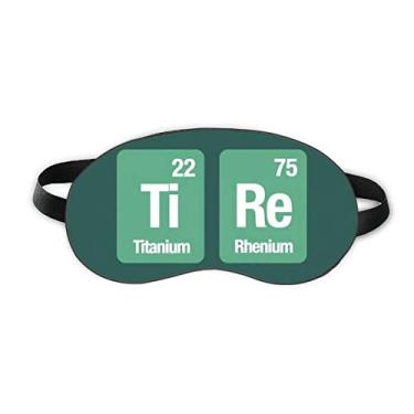 Imagem de Tire Chemical Element Science Sleep Eye Shield Soft Night Blinfold Shade Cover
