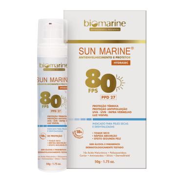 Imagem de Migrado Conectala>Protetor Solar Biomarine Sun Marine FPS 80 8 Horas de Proteção 50g 