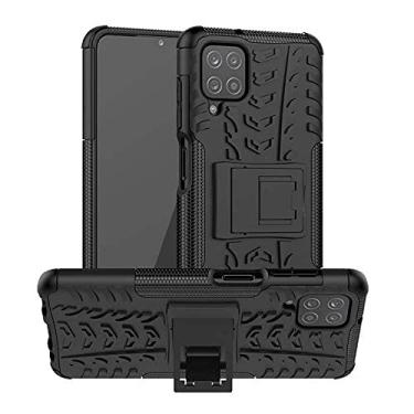 Imagem de Capa Capinha Anti Impacto Para Samsung Galaxy M32 com Tela de 6.4" polegadas Case Armadura Hybrid Refor�ada Com Desenho De Pneu (Preto)
