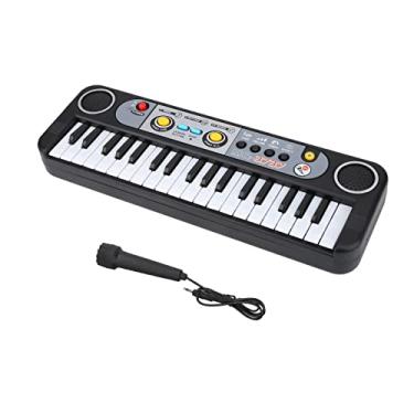 Imagem de Teclado De Piano Infantil Sluffs Com Microfone, Teclado Digital Elétrico De 37 Teclas, Piano, Instrumentos Musicais, Brinquedo Infantil Para Meninos, Meninas, Presentes