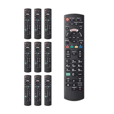 Imagem de Kit 10 Controle Remoto Para TV Panasonic Smart LED LCD Vieira TC-40CS600B TC-32CS600B TC-49CS630B TC-50CX640B