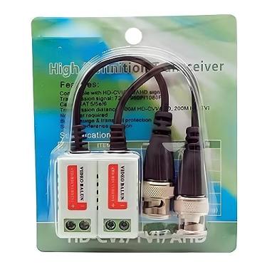 Imagem de Balun Adaptador Video Balun Cftv Engate Rapido Hd 720p 1080p CCTV BNC Com Trança Balun Passivo De Vídeo Para Câmera HD