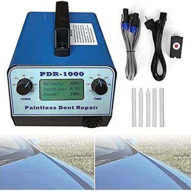Imagem de Kit Extrator De Amassados ​​sem Pintura, Máquina Aquecedora PDR De Indução De 1000W Hotbox Para Reparo De Amassados ​​automotivos, Ferramentas Para Remover Amassados ​​com Display Digital Ferramen