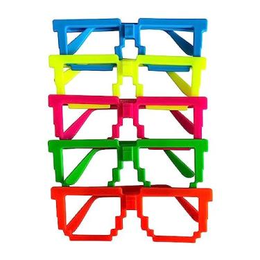 Imagem de kit óculos neon Atari para festa balada aniversário casamento