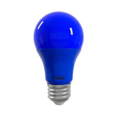 Imagem de Lâmpada Led Bulbo Luminatti E27 Bivolt 10W Azul