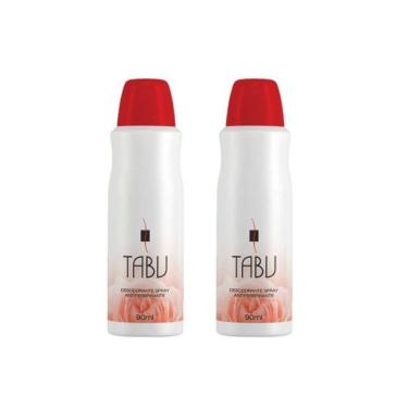 Imagem de Desodorante Spray Tabu 90Ml Tradicional - Kit Com 2Un
