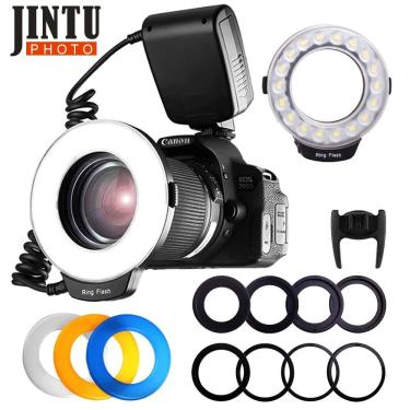 Imagem de JINTU RF-550 48 Macro Anel LED flash Light para Canon 750D 760D T6i T6s 7D Mark II T2i T3i T4i T5