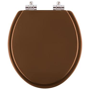 Imagem de Assento Sanitário Poliester Soft Close Fiori Ocre para vaso Fiori 6lpf