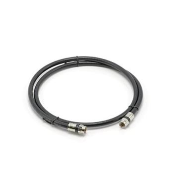 Imagem de THE CIMPLE CO Cabo coaxial de cobre sólido de 1,8 m - coaxial RG6 com conectores, F81/RF, coaxial digital para áudio/vídeo, TV a cabo, antena, Internet e satélite - preto, 1,8 metros