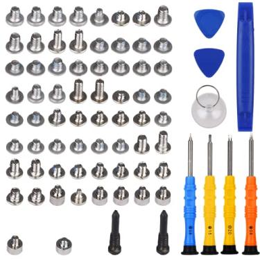 Imagem de DARYCOM Conjunto completo de parafusos com ferramentas para iPhone 12 Pro 2020, A2407, A2341, A2406, A2408, kit de ferramentas de reparo de 6,1 polegadas, 4 chaves de fenda, mapa de localização,