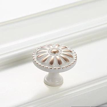 Imagem de Maçanetas de gabinete de cozinha de bronze retrô Porta de armário Alças de liga de zinco de guarda-roupa vintage puxadores de gaveta de móveis, 6