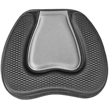 Imagem de Almofada de assento de caiaque Assento de caiaque Universal Sit On Top Espuma acolchoada Encosto alto Assento de placa de remo removível respirável espessado antiderrapante, estilo simples,