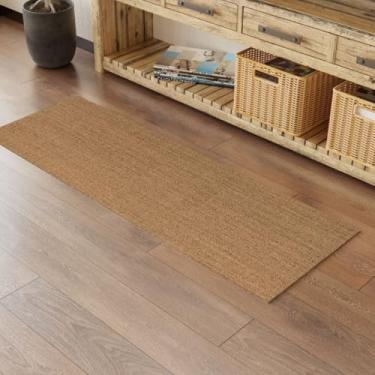 Imagem de Tapete de Sisal Natural Basico Camelo Passadeira 0,66x1,80