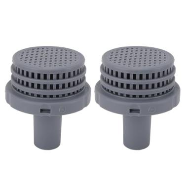 Imagem de Substituição do Conector do Filtro, 2 Peças de Plástico do Conector do Filtro da Piscina Substituição do Conector do Jato de água da Piscina para a Piscina Inground Acima do