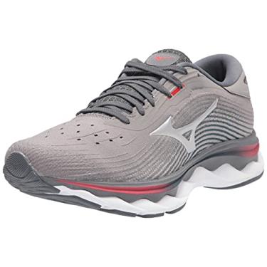 Imagem de Mizuno Tênis de corrida masculino Wave Sky 5, Aço cinza, 38