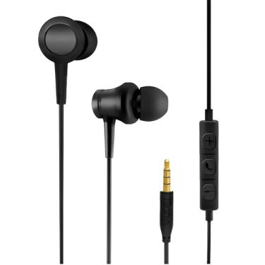 Imagem de Fone de Ouvido1Hora, Fone de Ouvido Intra-Auricular, Conector 3.5mm, Cor Preto, Design Ergonômico Som de Alta Performance