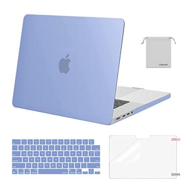 Imagem de MOSISO Compatível com MacBook Pro de 16 polegadas 2025 2024 2023 2022 2021 M4 M3 M2 M1 A3403 A3186 A2991 A2780 A2485 Pro Max, capa rígida de plástico, capa de teclado, película de tela e bolsa de