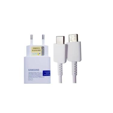 Imagem de Carregador Samsung Turbo 25w Galaxy M62 Original , Branco