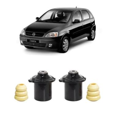 Imagem de Kit Parcial Localizador Batente Dianteiro Corsa 2002 2003 04 - Auto Im