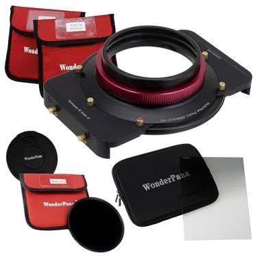 Imagem de Kit WonderPana FreeArc Essential ND 0.9HE - Suporte de filtro de núcleo, tampa de lente, 66 suportes, filtros 0.9 Hard Edge Grad ND e 145mm ND16 para lentes Sigma 20mm f/1.4 DG HSM Art (Full Frame 35mm)