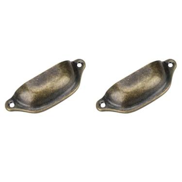 Imagem de Puxador de Concha Antigo de 16 Peças, Design Em Forma de Concha, Gaveta de Metal de Bronze, Puxadores, Armários Vintage, Armário de Metal, Móveis, Porta de Guarda-roupa, Alça de