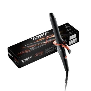 Imagem de Modelador Curves Rose 1' (25mm) Bivolt - Taiff Profissional, Preto e C