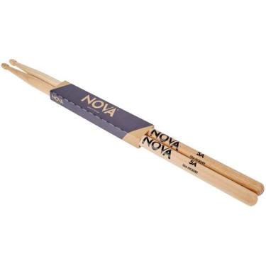 Imagem de Baqueta Nova Vic Firth Ponta de Madeira, Nova 5A