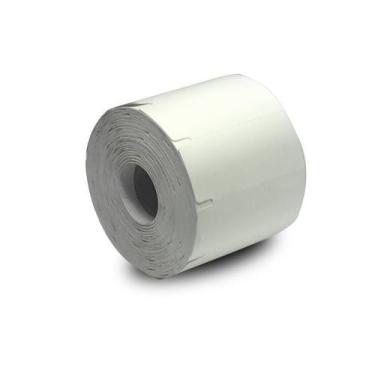 Imagem de Etiqueta Gondola 75x35 Mm Couchê Não Adesiva Branca - 12 Rolos - ADECO