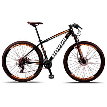 Imagem de Bicicleta para Passeio Aro 29, 24V Imp Freios Hidr. Ravok, Laranja, 21