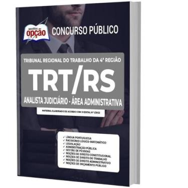 Imagem de Apostila Trt Rs - Analista Judiciário - Área Administrativa - Apostila