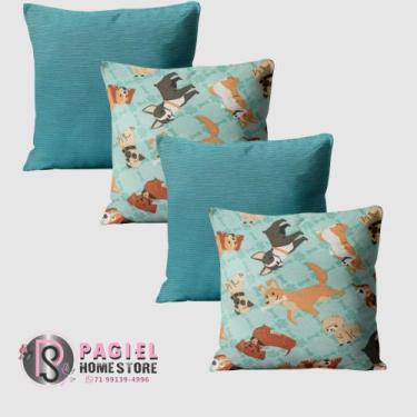 Imagem de Kit Com 4 Capas de almofada  40cmx40cm - pagiel homestore