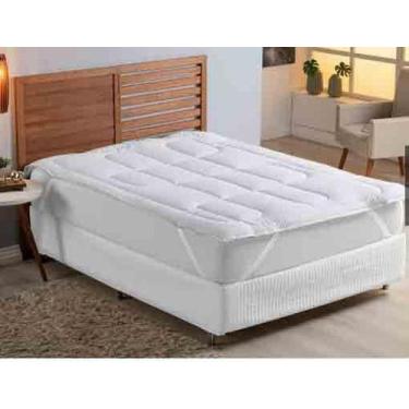 Imagem de Kit Protetor Pillow Top Casal Box C/2 Travesseiros Silicone - DUCASA E