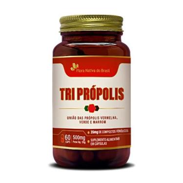 Imagem de TRI PROPOLIS (Vermelha, Verde e Marrom) 60 CAPS - Flora Nativa - Flora