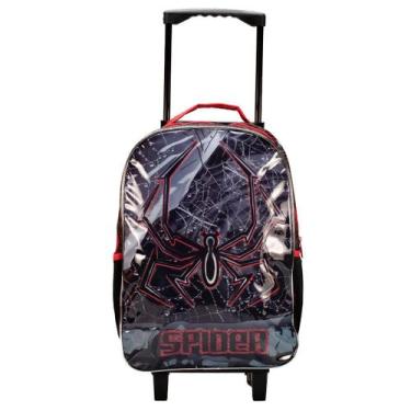 Imagem de Mochila Infantil Homem Spider Aranha de Rodinha Reforçada Masculina Pa
